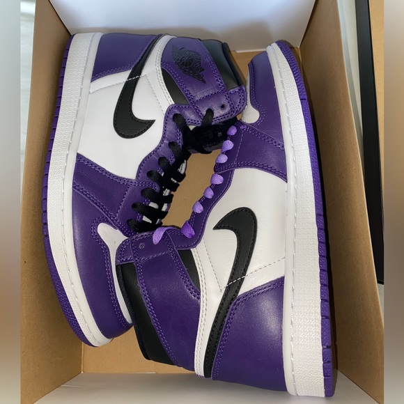 air jordan 1 womens court purple